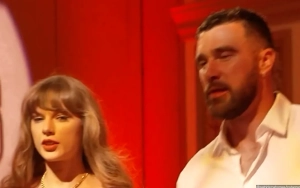 Taylor Swift Appears to Be Embarrassed by Travis Kelce's 'Viva Las Vegas' Yelling
