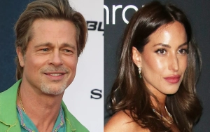 Brad Pitt and Ines de Ramon Show Rare PDA on Beach Date