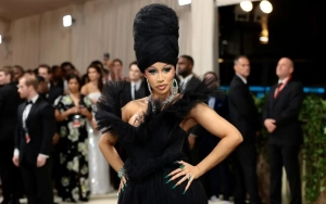  Cardi B Slays the Met Gala 2024 in a Voluminous Black Gown
