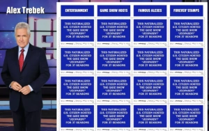 Alex Trebek Immortalized With Forever Stamp