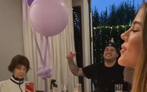 Rob Kardashian Looks Cheerful During Rare Apperance at Sister Khloe's 40th Birthday