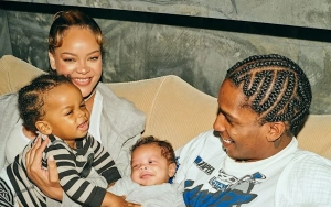 Rihanna's Son RZA Joins Father A$AP Rocky During Savage X Fenty Photo Shoot