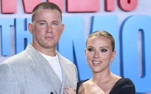 Channing Tatum Laughs at Scarlett Johansson's Joke at 'Fly Me to the Moon' Spain Premiere