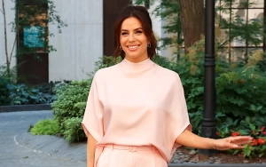 Eva Longoria Laughs Off Wardrobe Malfunction at Global Gift Gala Photocall