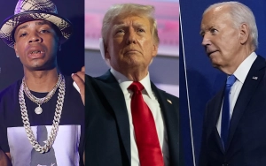 Plies Taunts Trump After Biden Announces Withdrawal Decision