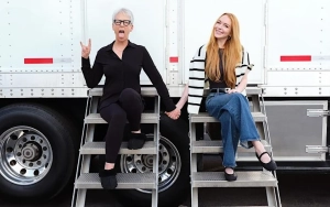 Lindsay Lohan and Jamie Lee Curtis Ride in Style in New 'Freaky Friday 2' Set Photos