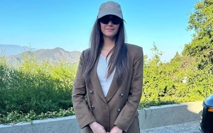 Nina Dobrev Sports Knee Brace and Cane During Paris Day Out