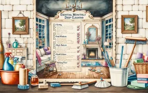 Essential Monthly Deep Cleaning Tasks in Cleaning Routines for a Spotless Home