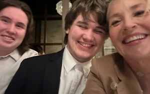 Sharon Stone Steps Out for Lunch With Sons Roan and Laird in Rare Sighting