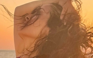 Salma Hayek Embraces Natural Gray Hair During Summer Getaway