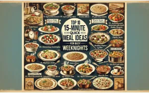 Top 10 15-Minute Quick Meal Ideas for Busy Weeknights