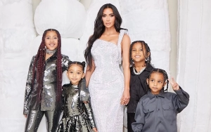 Kim Kardashian Spends Time With 3 of Her Kids at 'Home' as Daughter North Watches Broadway Show