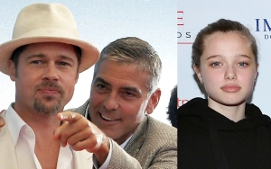 Brad Pitt Visits George Clooney in Italy as Daughter Shiloh Drops His Last Name