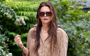 Katie Holmes Embraces Wet Hair on Busy Day in Los Angeles