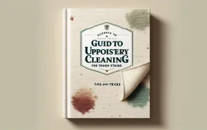 The Guide to Upholstery Cleaning for Tough Stains: Tips and Tricks