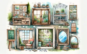 10 Creative Ideas for Repurposing Old Windows DIY Projects