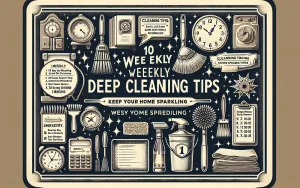10 Weekly Deep Cleaning Tips for Busy Schedules: Keep Your Home Sparkling