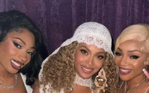Beyonce All Smiles Hanging Out With Megan Thee Stallion and GloRilla in New Photo
