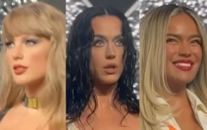 MTV VMAs 2024: Taylor Swift Dancing Along to Katy Perry and Karol G's Performances