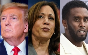 Trump Shares Misleading Image of Kamala Harris Amid Diddy's Legal Troubles