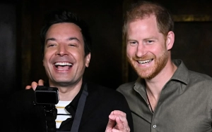 Prince Harry Braves Haunted Maze on 'The Tonight Show' After Busy NYC Week