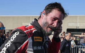 Keanu Reeves Nearly Crashes His Car During Racing Debut at Indianapolis Speedway
