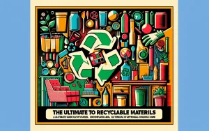 Ultimate Recyclable Materials Guide for an Eco-Friendly Home: Reduce, Reuse & Recycle