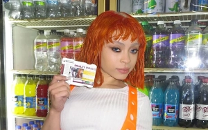 Ice Spice Honors Fellow Orange-Head Figure With 'Fifth Element' Halloween Costume