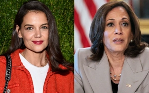 Katie Holmes Shows Support to Kamala Harris With This Outfit Ahead of Presidential Election
