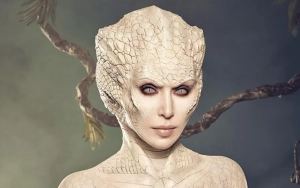 Kim Kardashian Transforms Into Sexy Albino Alligator for Halloween 2024