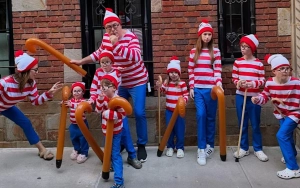 Alec and Hilaria Baldwin Celebrate Halloween as 'Bald-Waldos' With Their Seven Kids
