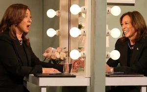 Kamala Harris Faces Herself in the Mirror During 'Cold Open on 'SNL'  