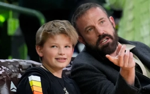Ben Affleck Has a Blast With Son Samuel at Lakers Game