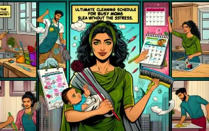Ultimate Cleaning Schedule for Busy Moms: Keep Your Home Spotless Without the Stress