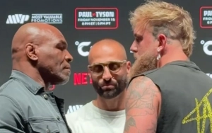 Mike Tyson Slaps Jake Paul During Weigh-in Ahead of Highly-Anticipated Boxing Match