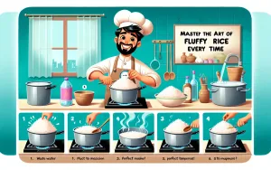 Perfectly Boiled Rice Technique: Master the Art of Fluffy Rice Every Time