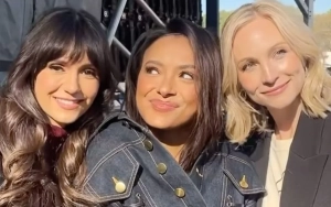 Nina Dobrev Saved From Collapsing Backdrop by 'Vampire Diaries' Co-Stars During On-Stage Reunion