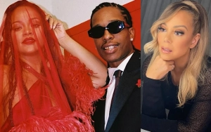 A$AP Rocky Appears Bored Next to Cheerful Rihanna During Mariah Carey's Performance