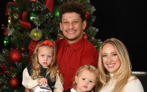 Patrick and Brittany Mahomes Spread Holiday Cheer With Santa Visit and Festive Snaps