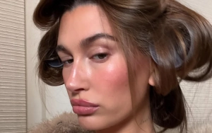 Hailey Bieber Celebrates Christmas with Festive Glam and Cozy Pajamas