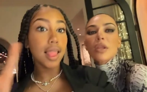 Kim Kardashian Blasted Over Daughter North West's Christmas Party Get-Up