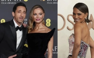 Adrien Brody's Girlfriend Breaks Silence on Halle Berry Locking Lips With the Actor at Oscars 2025