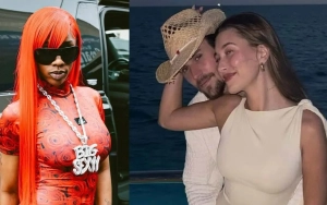 Sexxy Red Slams Fan Calling Justin Bieber 'Happier' With Rapper Than Wife Hailey After Viral Kiss