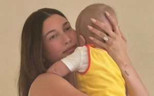 Hailey Bieber Cuddling Baby Jack to Celebrate First Easter as Mom