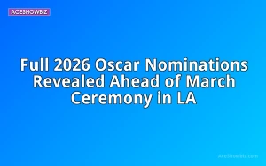 Full 2026 Oscar Nominations Revealed Ahead of March Ceremony in LA