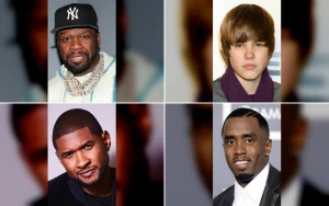 50 Cent Revives Bieber-Usher Photo to Slam Diddy Amid New Allegations