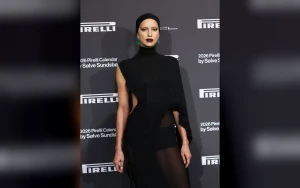 Irina Shayk Stuns in Black Corset Gown with Opera Gloves at 2026 SAG Actor Awards