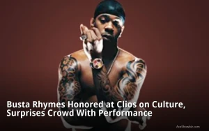 Busta Rhymes Honored at Clios on Culture, Surprises Crowd With Performance