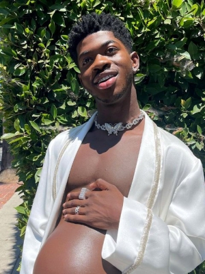 Lil Nas X Hit With Cease and Desist Letter for Allegedly Stealing Pregnancy Promo Idea for 'Montero'