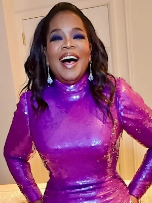 Oprah Winfrey, Alicia Keys and H.E.R. Stun in Purple Gowns at 'The Color Purple' Premiere in L.A.